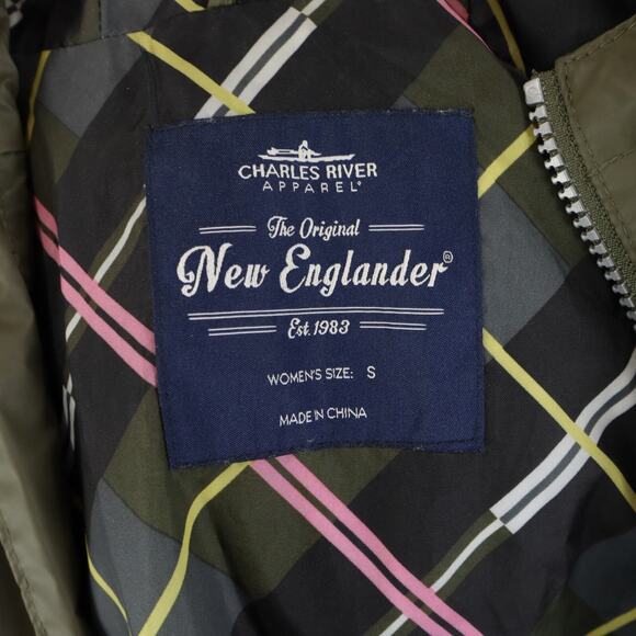 Charles River Apparel New Englander Rain Jacket Olive Green Women's Size Small - Picture 7 of 10